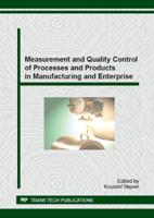 Measurement and Quality Control of Processes and Products in Manufacturing and Enterprise