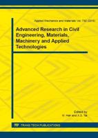 Advanced Research in Civil Engineering, Materials, Machinery and Applied Technologies