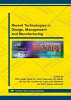Recent Technologies in Design, Management and Manufacturing