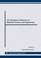 21st Brazilian Conference on Materials Science and Engineering