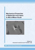 Mechanical Properties of Materials from Nano to Micro/Meso-Scale