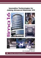 Innovative Technologies for Joining Advanced Materials VIII