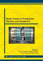 Novel Trends in Production Devices and Systems II