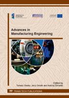 Advances in Manufacturing Engineering