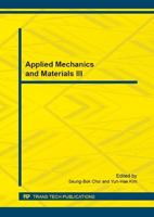 Applied Mechanics and Materials III