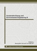 Sustainable Energy and Environmental Engineering III