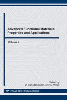 Advanced Functional Materials: Properties and Applications, Vol. I
