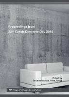 Proceedings from 22nd Czech Concrete Day 2015