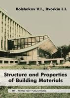 Structure and Properties of Building Materials