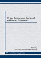 4th Asia Conference on Mechanical and Materials Engineering