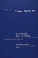 German Literature, History and the Nation Volume 2