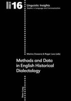 Methods and Data in English Historical Dialectology