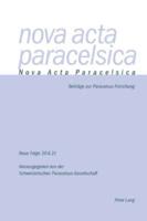 Nova Acta Paracelsica Doppelnummer 20/21 (2006/2007)