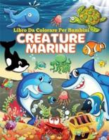 Libro Da Colorare Di Creature Marine Per Bambini
