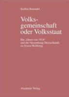 Volksgemeinschaft Oder Volksstaat