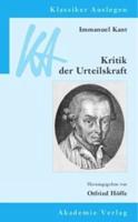 Immanuel Kant: Kritik Der Urteilskraft