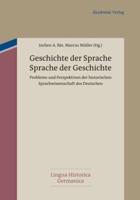 Geschichte Der Sprache - Sprache Der Geschichte