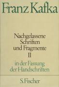 Nachgelassene Schriften und Fragmente II