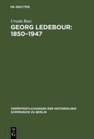 Georg Ledebour: 1850-1947