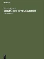 Sizilianische Volkslieder