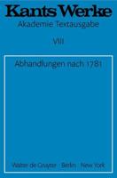 Abhandlungen Nach 1781