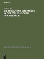 Die Ornament-Grotteske in Der Italienischen Renaissance