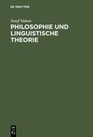 Philosophie Und Linguistische Theorie