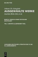 Ausgewählte Werke, Bd 6/Tl 1, Erster allgemeiner Theil