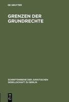 Grenzen Der Grundrechte