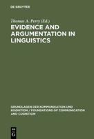 Evidence and Argumentation in Linguistics