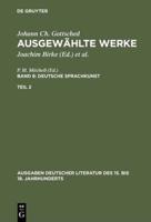 Ausgewählte Werke, Bd 8/Tl 2, Ausgaben deutscher Literatur des 15. bis 18. Jahrhunderts Band 8/Teil 2