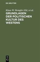 Grundlagen Der Politischen Kultur Des Westens