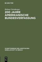 200 Jahre Amerikanische Bundesverfassung