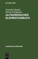 Altnordisches Elementarbuch