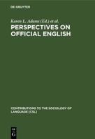Perspectives on Official English