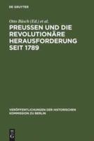 Preuen Und Die Revolutionäre Herausforderung Seit 1789