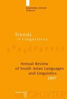 Annual Review of South Asian Languages and Linguistics