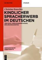 Kindlicher Spracherwerb Im Deutschen