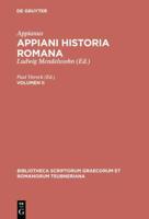 Appianus: Appiani Historia Romana. Volumen II