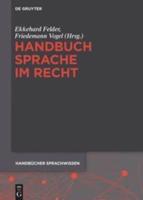Handbuch Sprache Im Recht