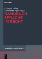 Handbuch Sprache im Recht