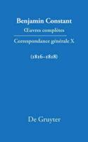 Correspondance generale 1816-1818