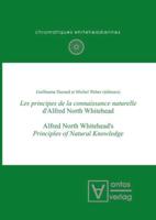 Les principes de la connaissance naturelle d'Alfred North Whitehead