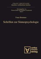 Sämtliche veröffentlichte Schriften, Band 2, Schriften zur Sinnespsychologie