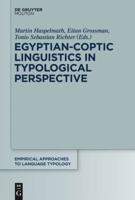 Egyptian-Coptic Linguistics in Typological Perspective