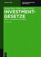 Investmentrecht Luxemburg. Band 3