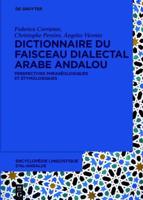 Dictionnaire Du Faisceau Dialectal Arabe Andalou