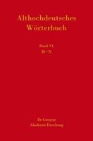 Althochdeutsches Wörterbuch. Band VI M-N