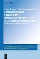 Linguistisch Fundierte Sprachförderung Und Sprachdidaktik