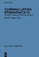 Carmina Latina Epigraphica IV